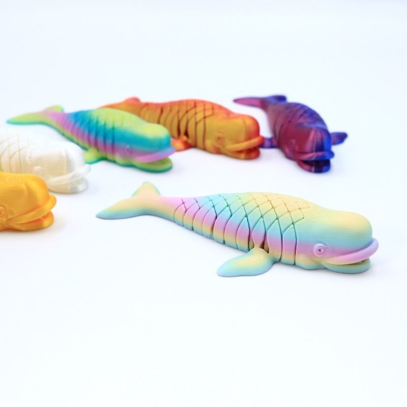 3D打印仿真鲸鱼模型摆件创意动物儿童玩具鱼缸装饰礼品摆件大全