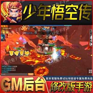 少年悟空传gm后台卡牌手游无限礼包码兑换码满级自抽号首充开局号