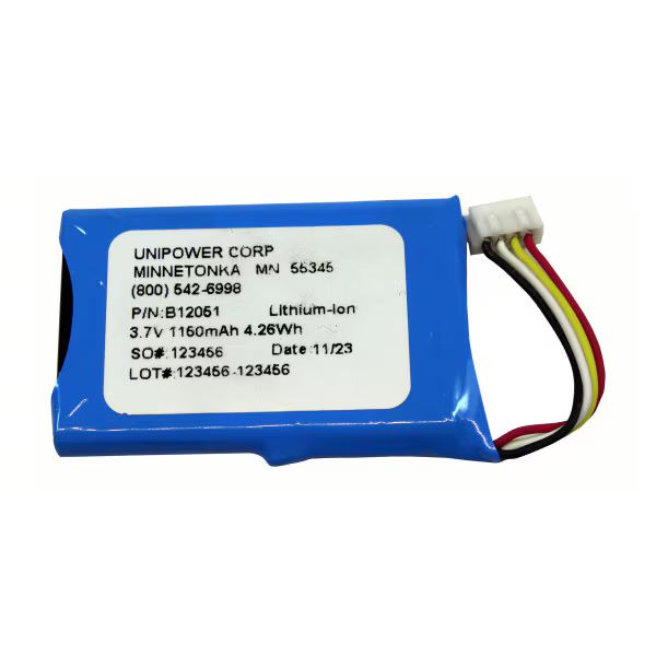 Battery for Reichert 16042, 16042-001, LIP002-1RT iPac