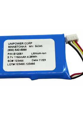 Battery for Reichert 16042, 16042-001, LIP002-1RT iPac