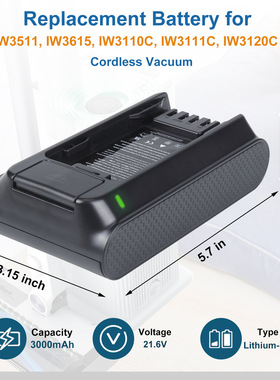 鲨客XBTR625KSL XBTR625KSLEU 替换电池 IW3511配充电器