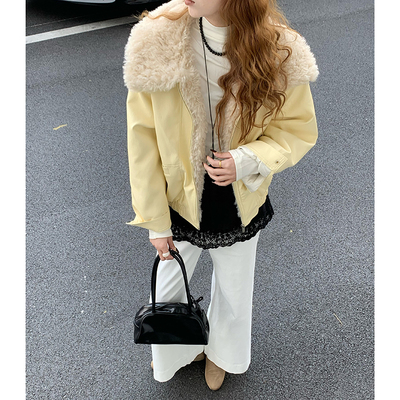 CoMo 棉服外套女冬季2025新款棉衣加绒加厚短款羽绒服外套1627