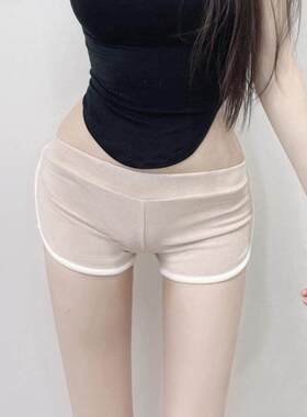 当天发 YM215性感显腿长~百搭低腰弹力运动休闲短裤