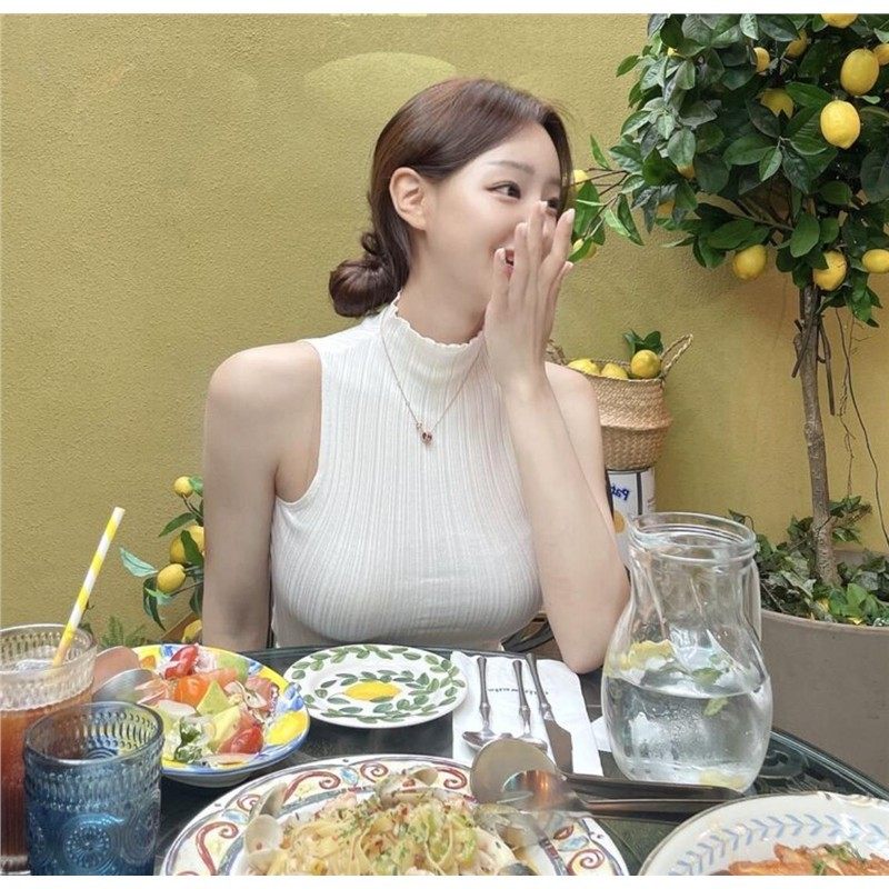 当天发 显身材紧身高领背心女人味性感显瘦纯色背心,女装/女士精品,背心吊带,淘宝优惠券,粉丝福利购,淘宝优惠卷