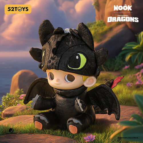 52TOYS · NOOK限定款-无牙仔NOOK驯龙高手潮玩手办节日礼物