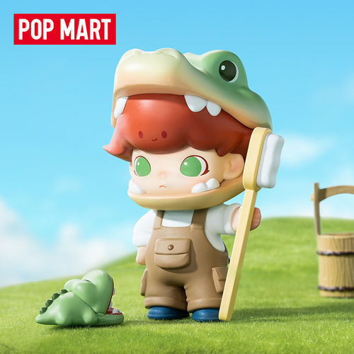 Dimoo｜POPMART泡泡玛特动物王国系列 鳄鱼保洁员