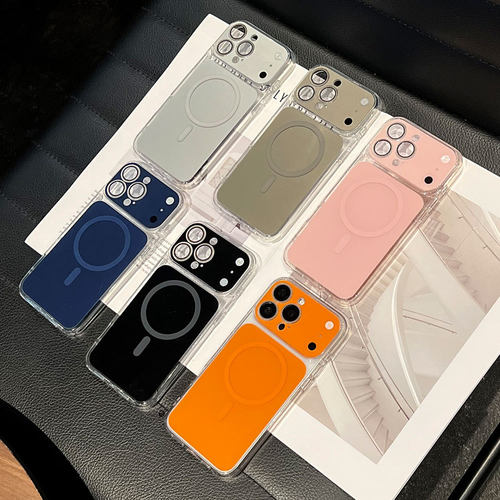 Six Colors Available MagSafe Magnetic Shockproof Hard Phone Case 适用 iPhone 17 Pro Max 16 15 14 13