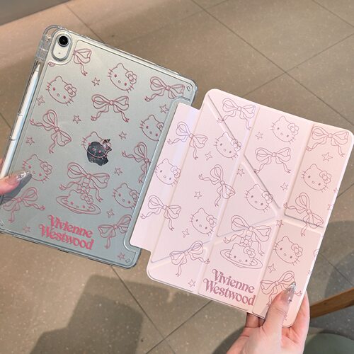 2026 New Hard Base Acrylic iPad Case with Pencil Slot 适用 iPad Air 8 11 Inch, iPad 11, iPad Mini 7