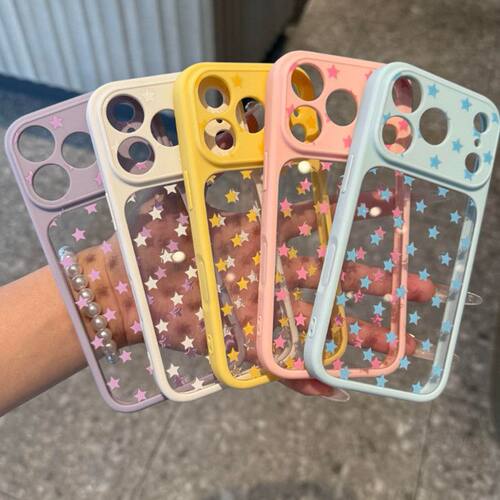 Colorful Star Cartoon Convertible Phone Case 适用 iPhone 17 Pro Max 16 15 14 13 Pro