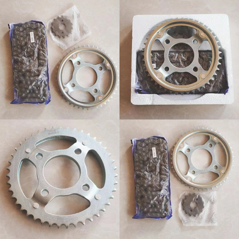 新大洲本田摩托车链条套链三件套