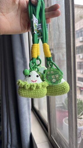 成品毛线粽子钥匙扣中考高考学生端午节礼品金榜题名