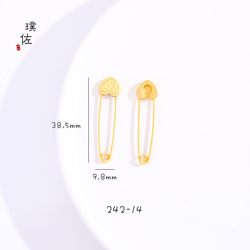 접기 쉽지 않고 오랫동안 퇴색하지 않는 고급스럽고 절묘한 베트남 모래 금 DIY 액세서리 핀 여자  를 위한 골동품 브로치