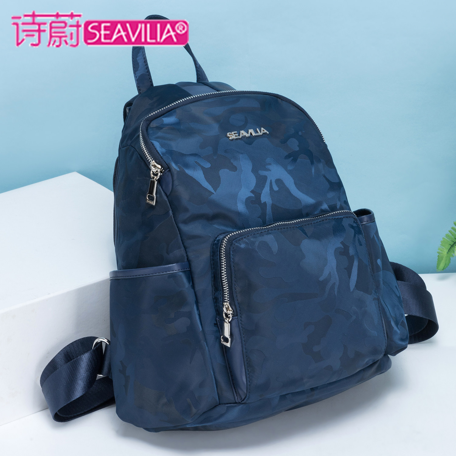 诗蔚新款双肩包女包运动旅行包背包防水轻便尼龙大容量休闲简约风,箱包皮具/热销女包/男包,双肩背包,淘宝优惠券,粉丝福利购,淘宝优惠卷