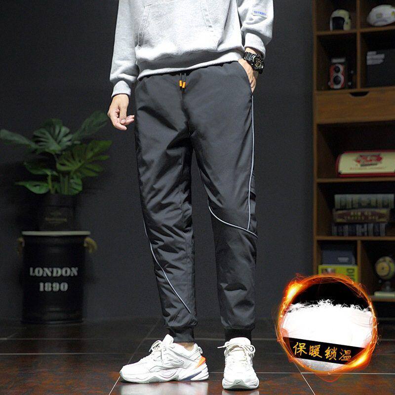 优品潮流时尚男装店羽绒裤男外穿轻薄保暖加厚户外东北棉裤鸭绒裤