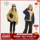 ​女童两面穿冲锋衣2026春秋新款 撞色外套大童城市运动风防风服