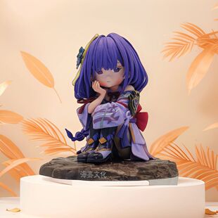 少女 雷电将军 二次元 Q版 礼品模型潮玩批发 呆萌 手办摆件盒装