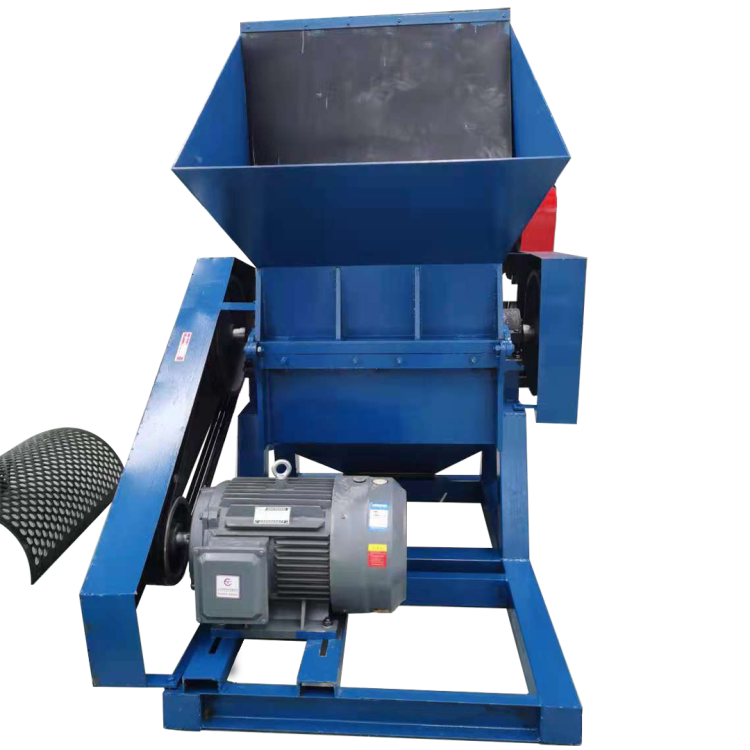 强力塑料电力管果筐油壶保险杠粉碎机大型再生橡胶油桶工业撕碎机
