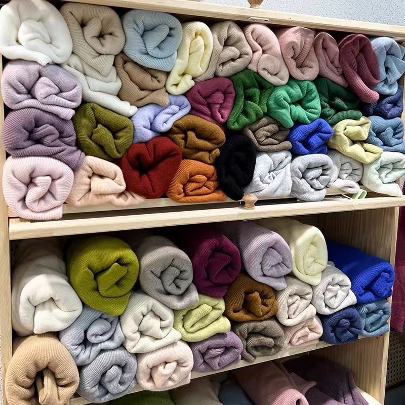 外贸单！2025秋冬新款32色复古小立领亲肤柔软纯色套头打底针织衫