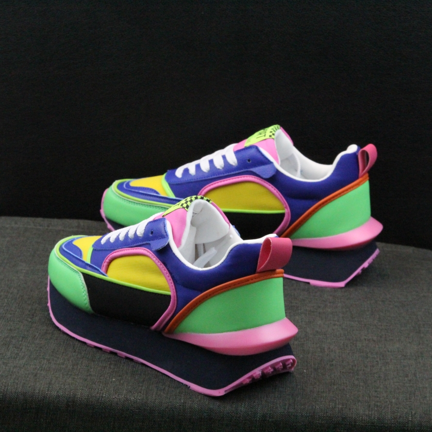 夏季男鞋新款爆款老爹跑步运动鞋透气薄款潮鞋内增高耐磨鞋男