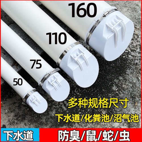 110管防臭地漏下水管道止逆阀