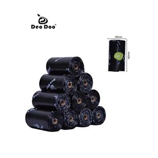 DeoDoo黑色宠物拾便袋加厚环保猫狗宠物垃圾袋便便袋遛狗捡屎袋铲