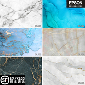 鱼缸底部贴纸高清图3D立体定制大理石背景外贴海底世界造景自粘画