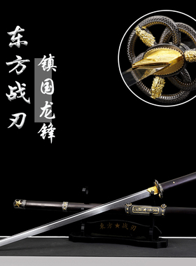 龙泉戎 战之剑汉一体花纹光荣 归退伍役纪念送战友礼品收藏未开刃