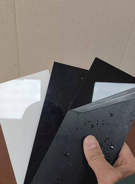 白色亚克力长条板家用厨房橱柜踢脚线改造万向轮托盘专用档灰尘