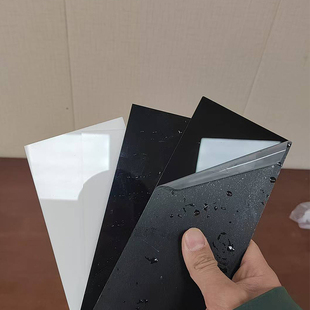 白色亚克力长条板家用厨房橱柜踢脚线改造万向轮托盘专用档灰尘