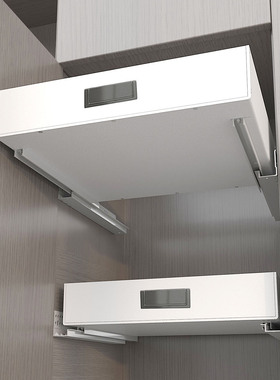 厨房橱柜改造耐压滑轨托盘抽屉收纳盒分层整理抽拉篮储物盒环保PP