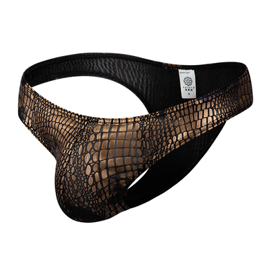 男士三角内裤蛇纹紧身半包臀性感