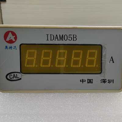 奥特迅IDAM05B直流数字电流表正常成色如图