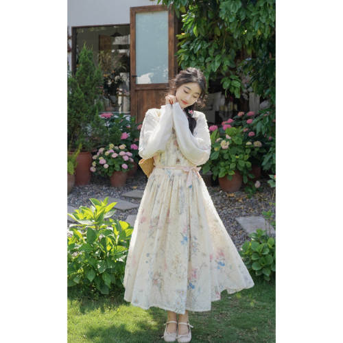 檀绾-26夏季新品明制贴里半袖印花汉服女通勤春秋夏日常改良汉服