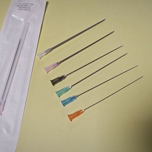 80mm一次性加长针头5#6#7#8#/12#16# 尖头针 移液针 注射器针头长