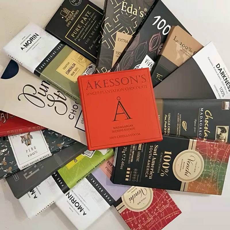 各国品牌100%可可黑巧克力