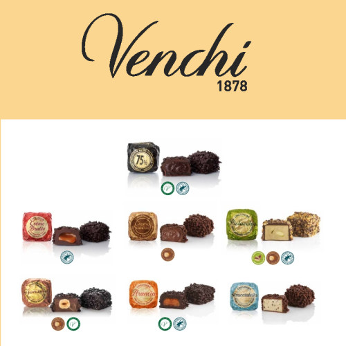 venchi闻绮牛奶75%鱼子酱开心果