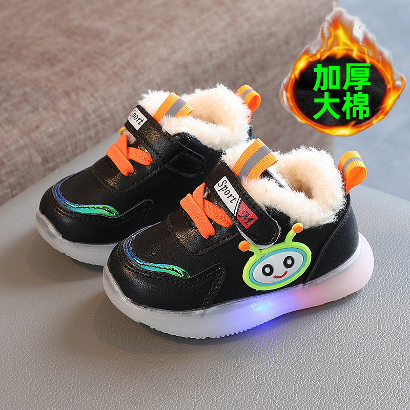 冬季婴幼儿软底学步鞋女亮灯棉鞋0-3岁加厚保暖运动鞋男小童鞋子,童鞋/婴儿鞋/亲子鞋,学步鞋,淘宝优惠券,粉丝福利购,淘宝优惠卷