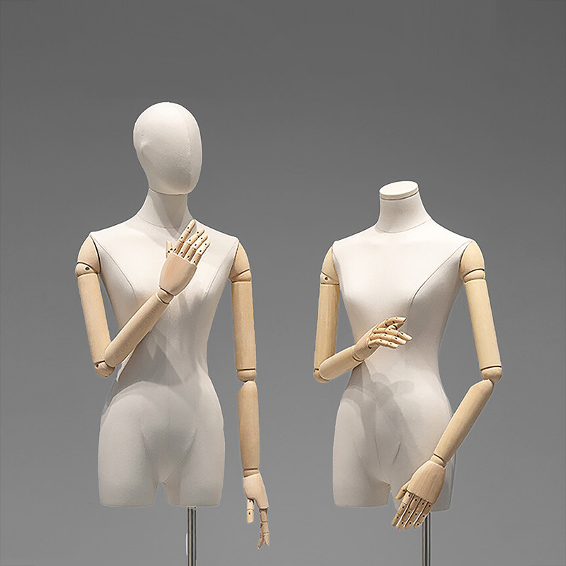 服装店挂件手韩版锁骨小胸模特架子女装橱窗全身人体展示架