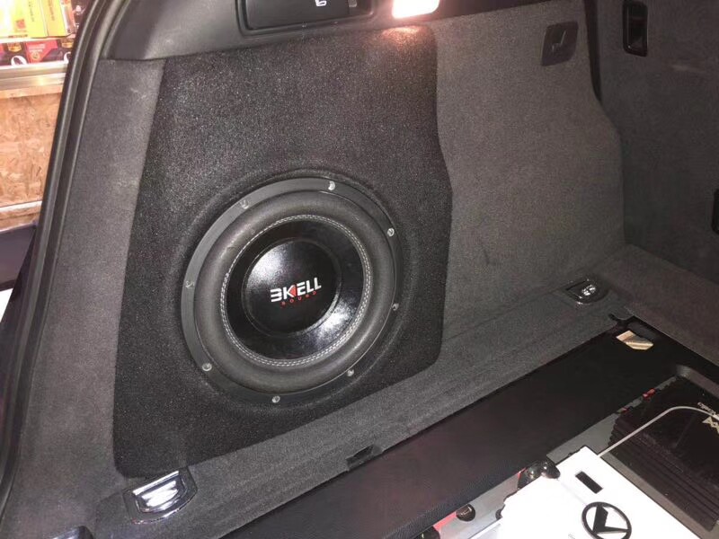 奥迪Q5专车专用低音炮箱体喇叭箱车载省空间补型箱10寸无源音箱体