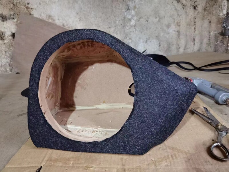 19至22款奥迪A6L专车专用低音炮补型箱大亚品牌10寸木质空箱体