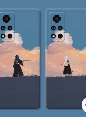 适用于时透无一郎华为荣耀v40手机壳v20v30pro鬼灭之刃v10男v9play防摔套