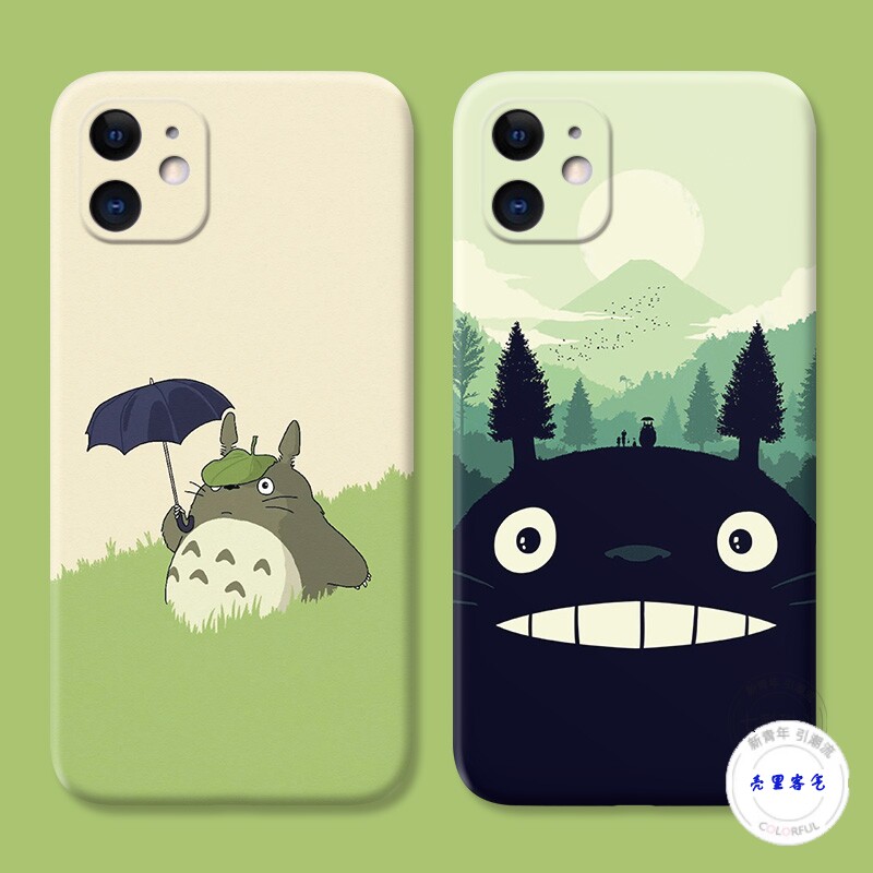 适用于iPhone11苹果12手机壳13mini可爱龙猫14pr