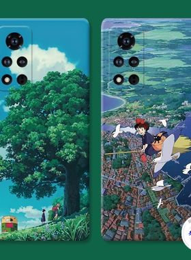 适用于魔女宅急便华为荣耀v40手机壳v20v30pro宫崎骏v10可爱v9play防摔套