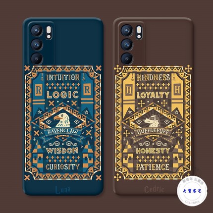 适用于拉文克劳9oppo reno6手机壳8 5pro+7哈利波特4se少年3k软套2z防摔套