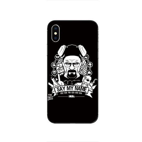 iphoneX苹果14/7/12pro手机壳一加5T绝命毒师适用老白say-my-name