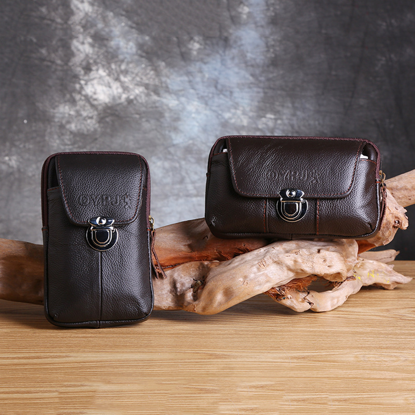 男式手机腰包多功能通用手机包小型小包简单双层挂兜装手机钥匙袋