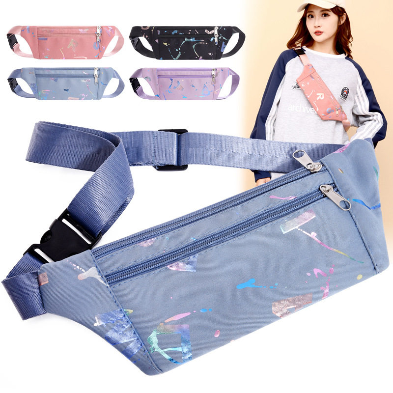 手机包腰包斜挎妈妈轻便女式专用老年人尼龙防水防丢户外散步随身