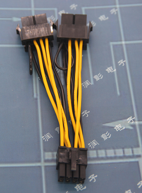 Nvidia Tesla K80 M40 M60 P40 P100 专业显卡 GPU电源线