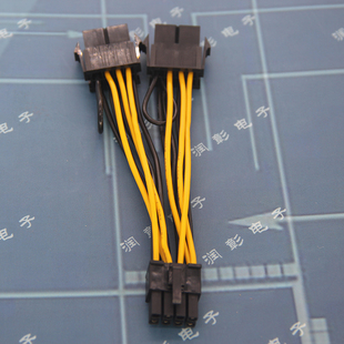 M40 GPU电源线 Nvidia K80 P100 专业显卡 P40 Tesla M60