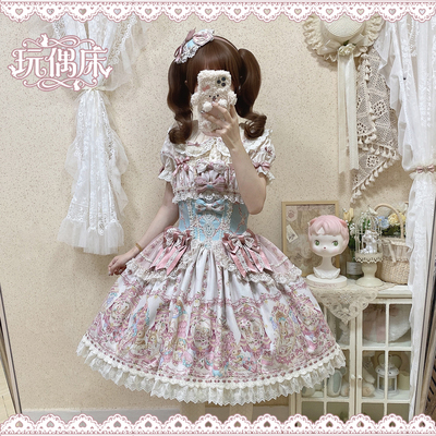 【定金】Alice girl原创新款 Lolita玩偶床 doll感 JSK连衣裙